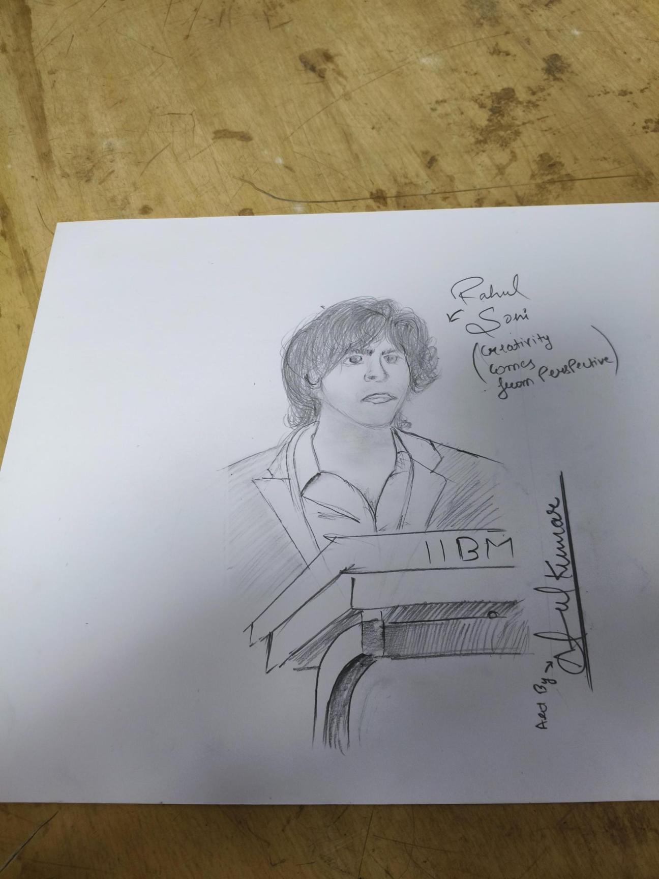 Rahul Soni Conducts “All Can Sketch” Workshop for PGDM, BBA, BCA & MAMC Students at IIBM and ZHI Patna